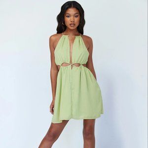 Princess Polly Noa Mini Dress Green